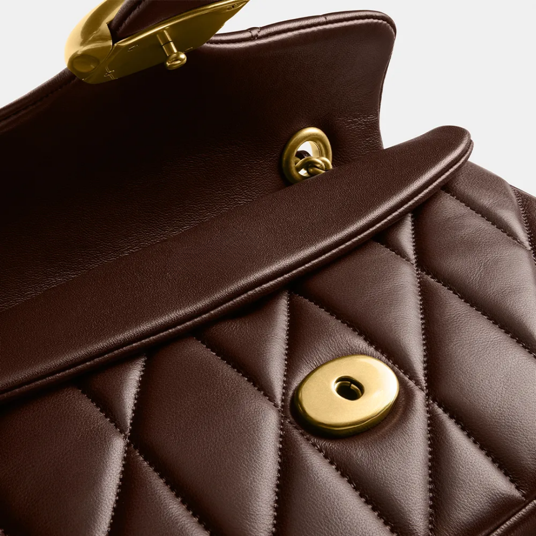 Bag 26 Shoulder Quilted – Cch Tby Dark Brown