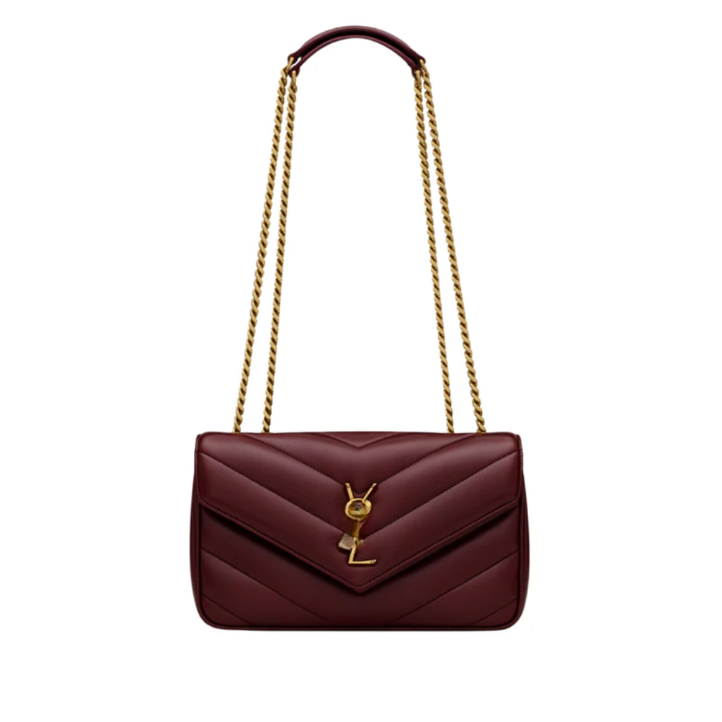 Bag  Small Matelassé Lambskin Bordeaux – SL