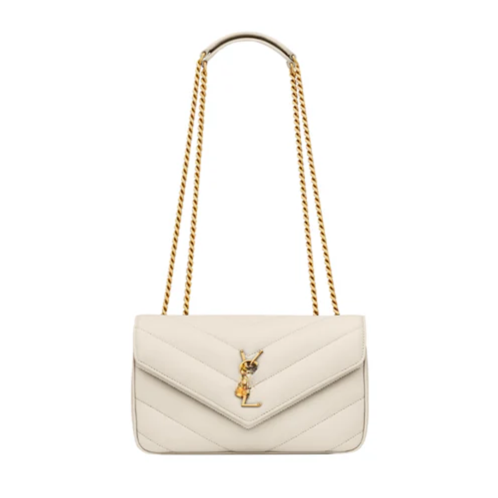 Bag  Small Matelassé Lambskin White – SL