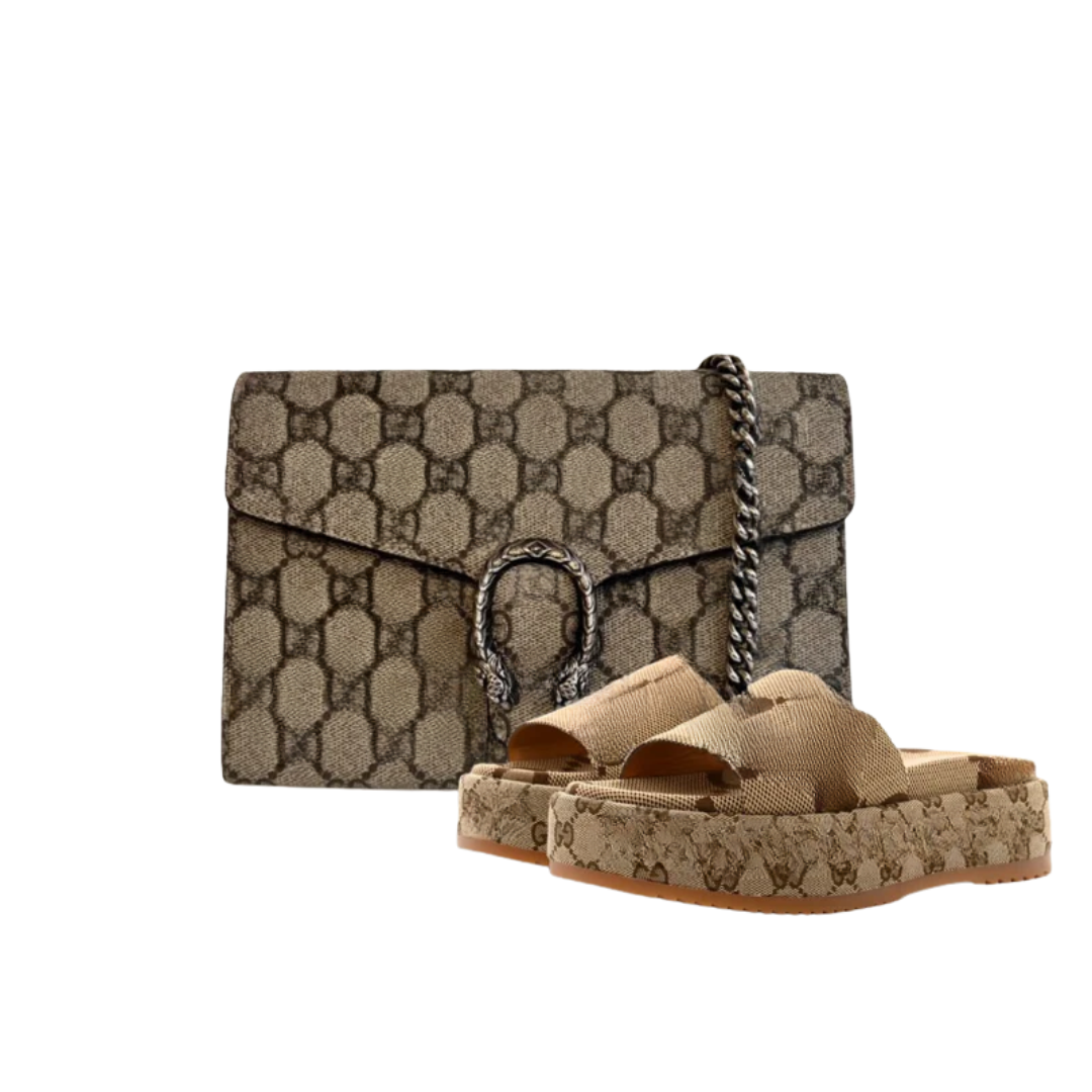 Set Dionysus Mini Bag & Angelina Flat Sandal – GC