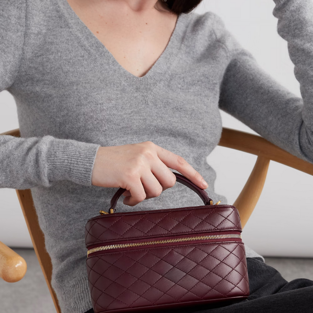 Bag Lambskin Leather Vanity – SL Gby