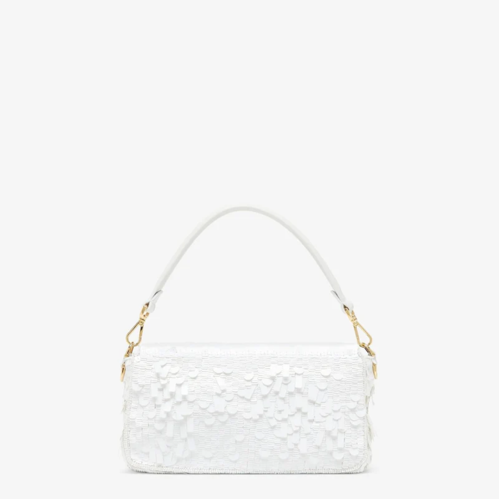 Bag White Sequin Leather – Fnd Btgt