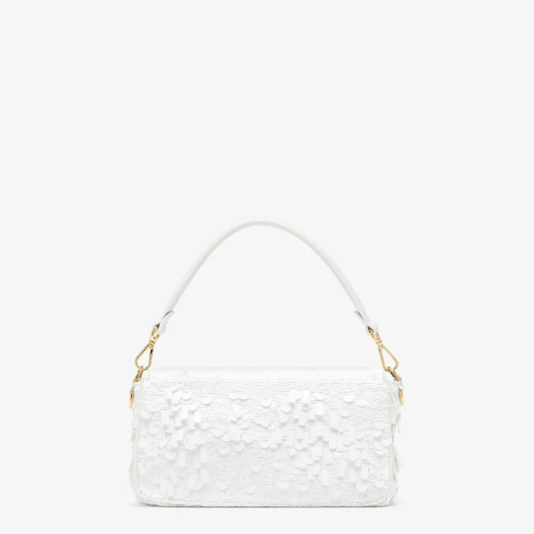 Bag White Sequin Leather – Fnd Btgt
