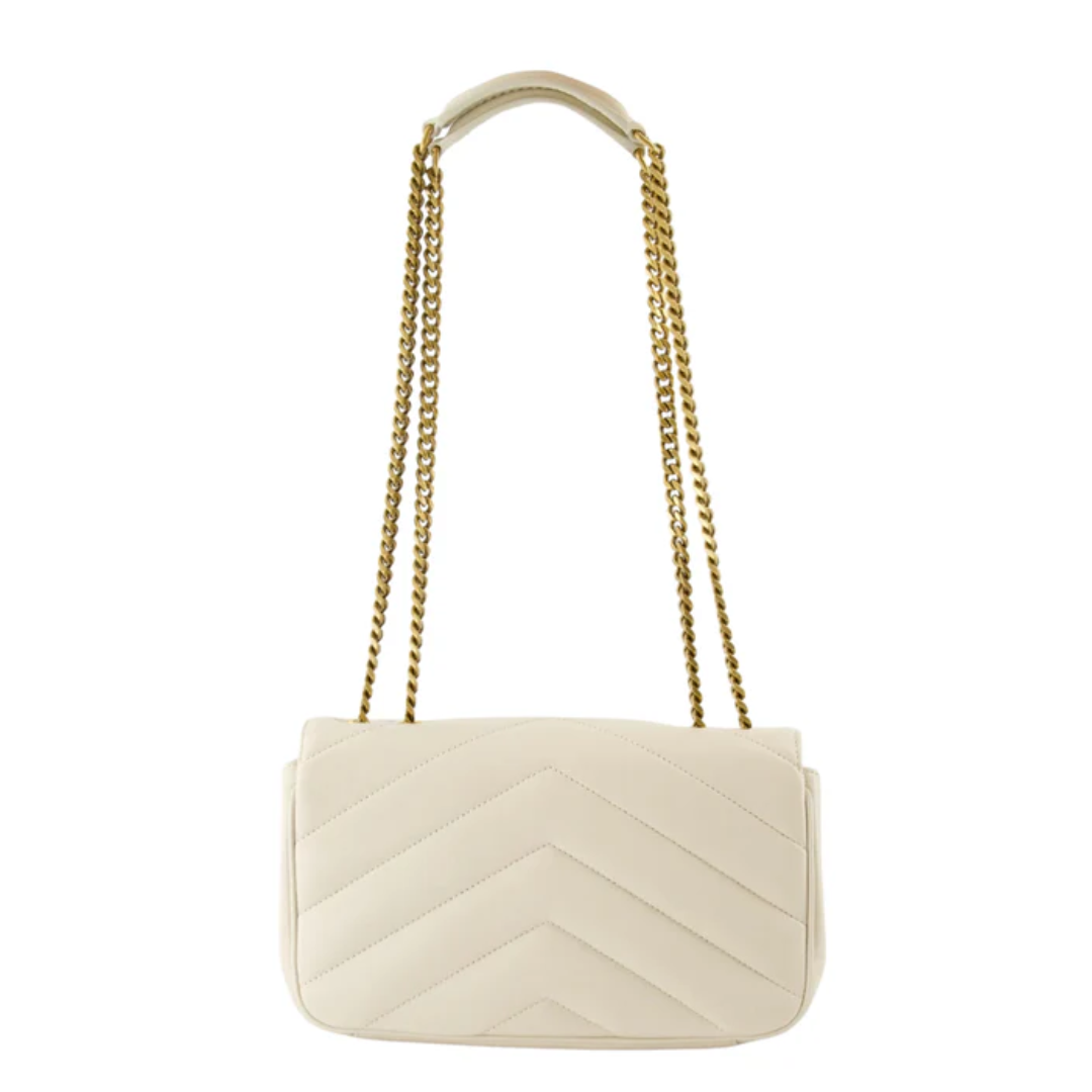 Bag  Small Matelassé Lambskin White – SL
