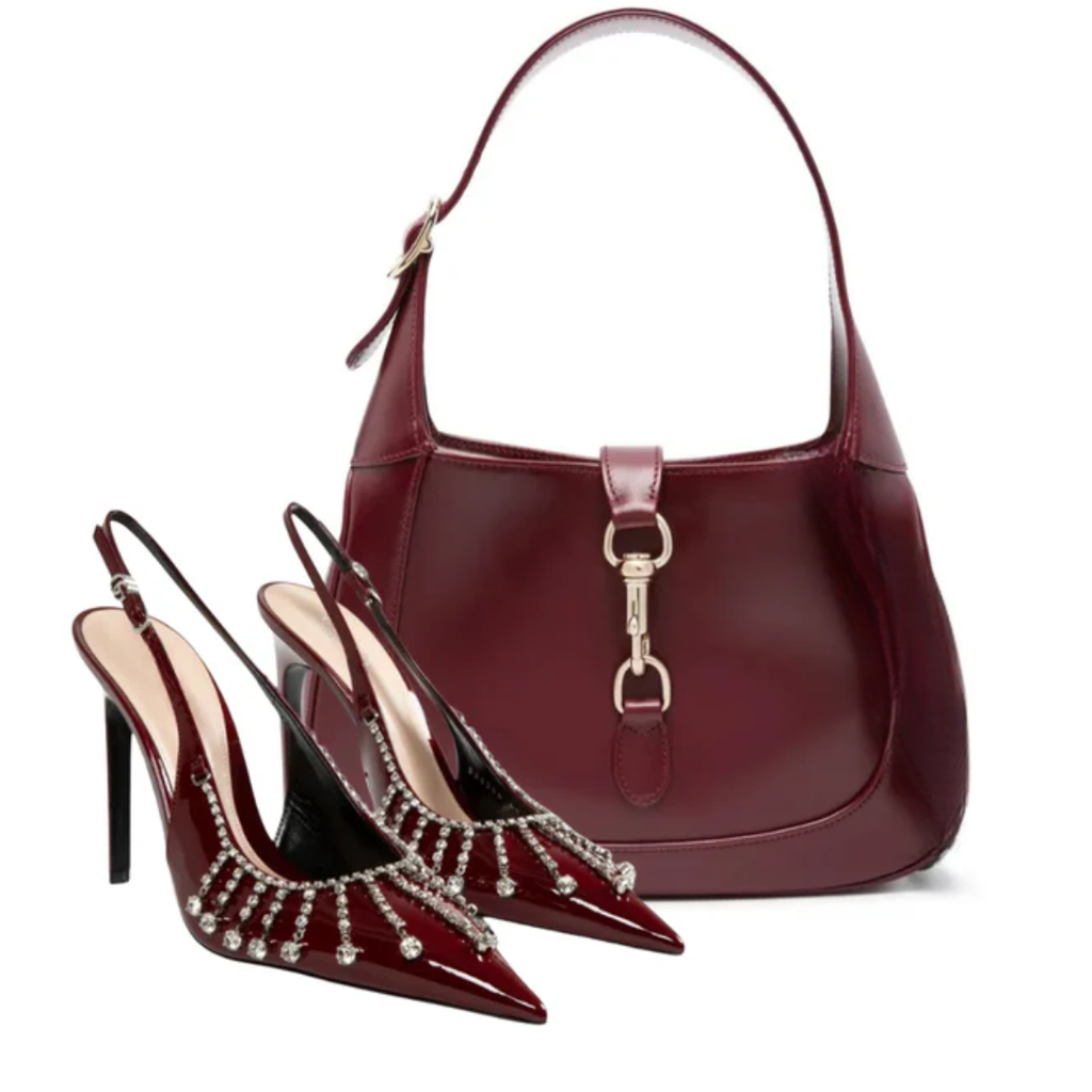 Bag 1961 Bordeaux & Guinevere Pumps – GC