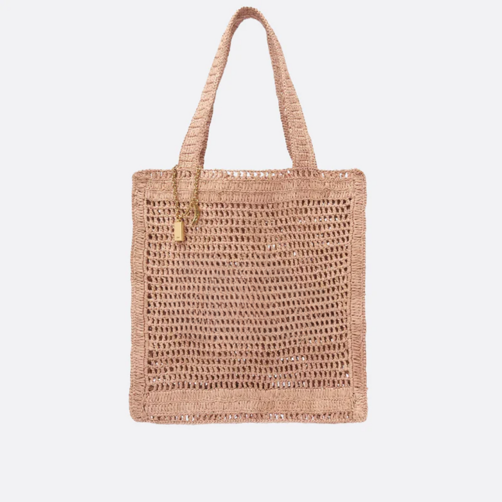 Bag Summer Banana in Raffia