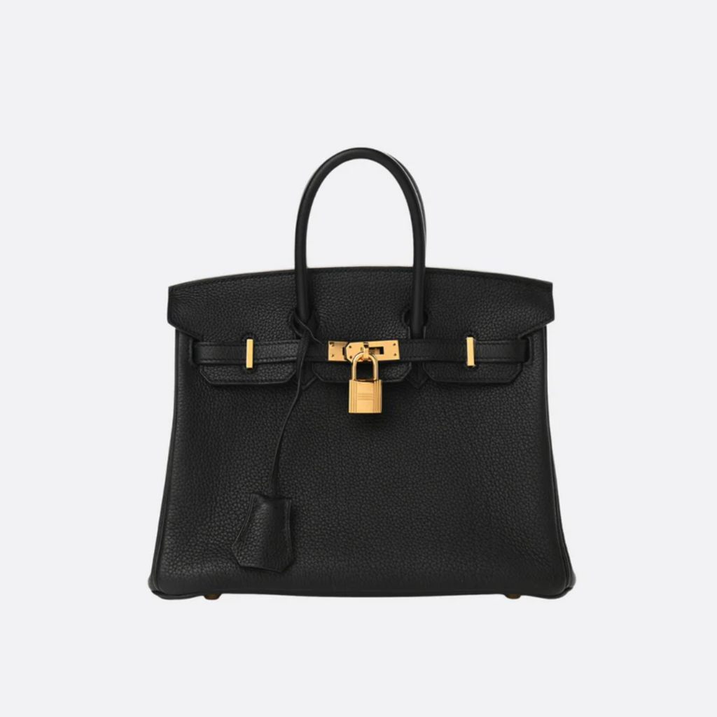 Bag 25 Brk with Gold Hardware in Black