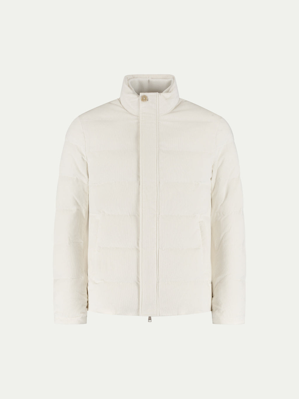 Ivory Corduroy AUR1 Puffer Jacket