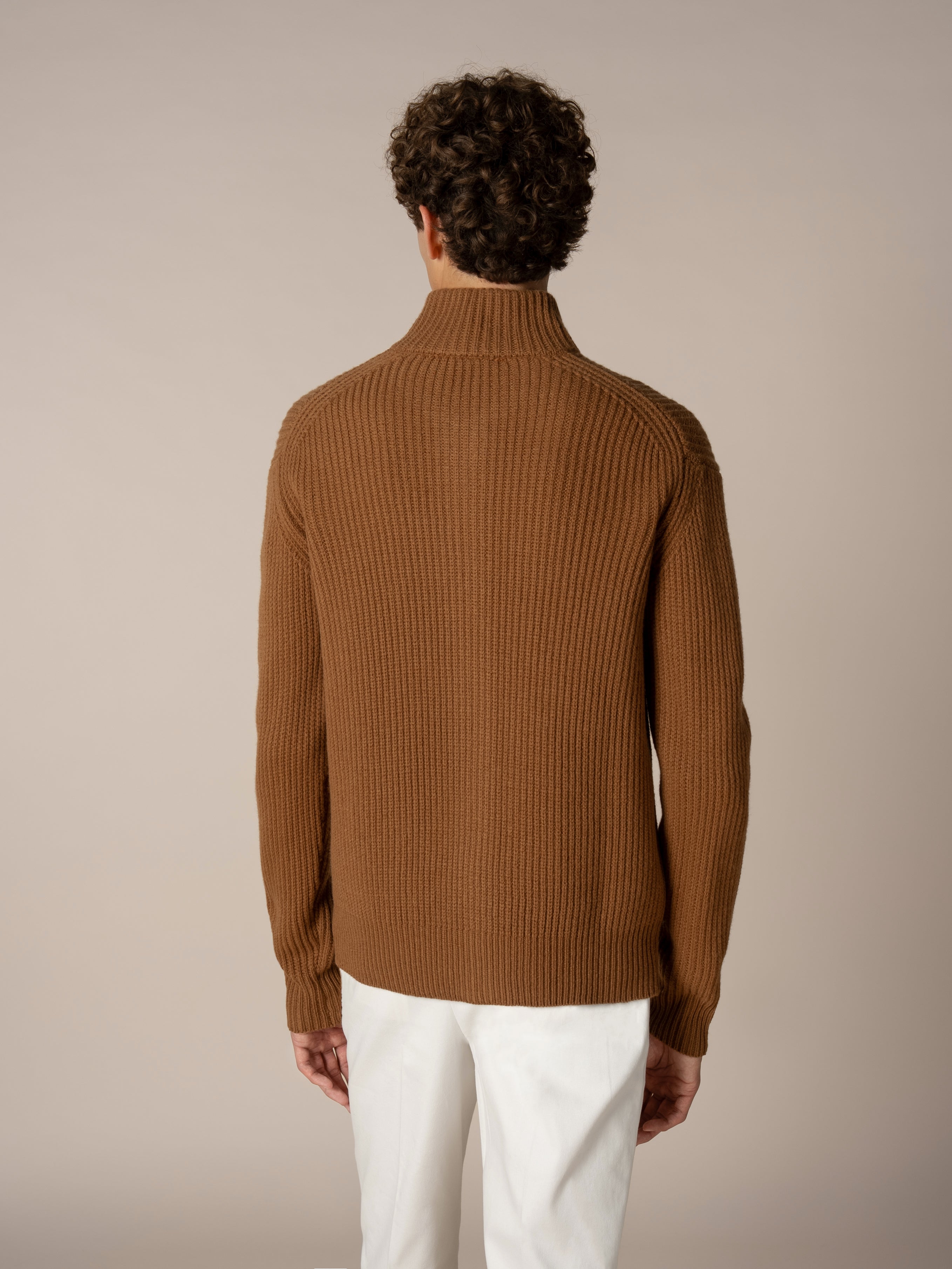 Caramel Alpine Ribbed Vest