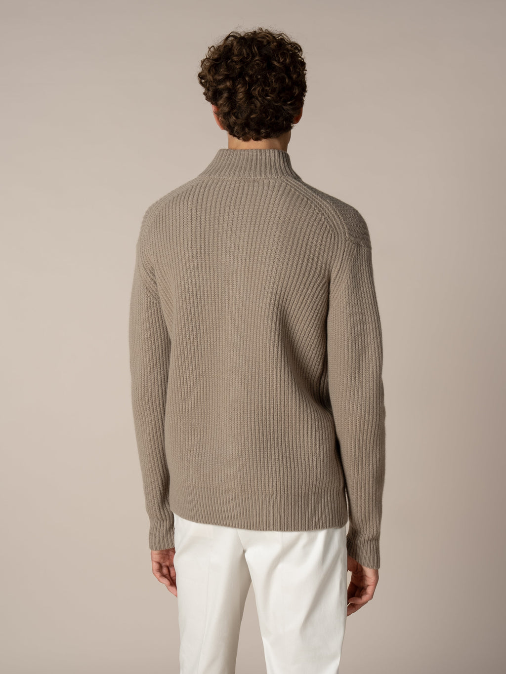 Taupe Alpine Ribbed Vest