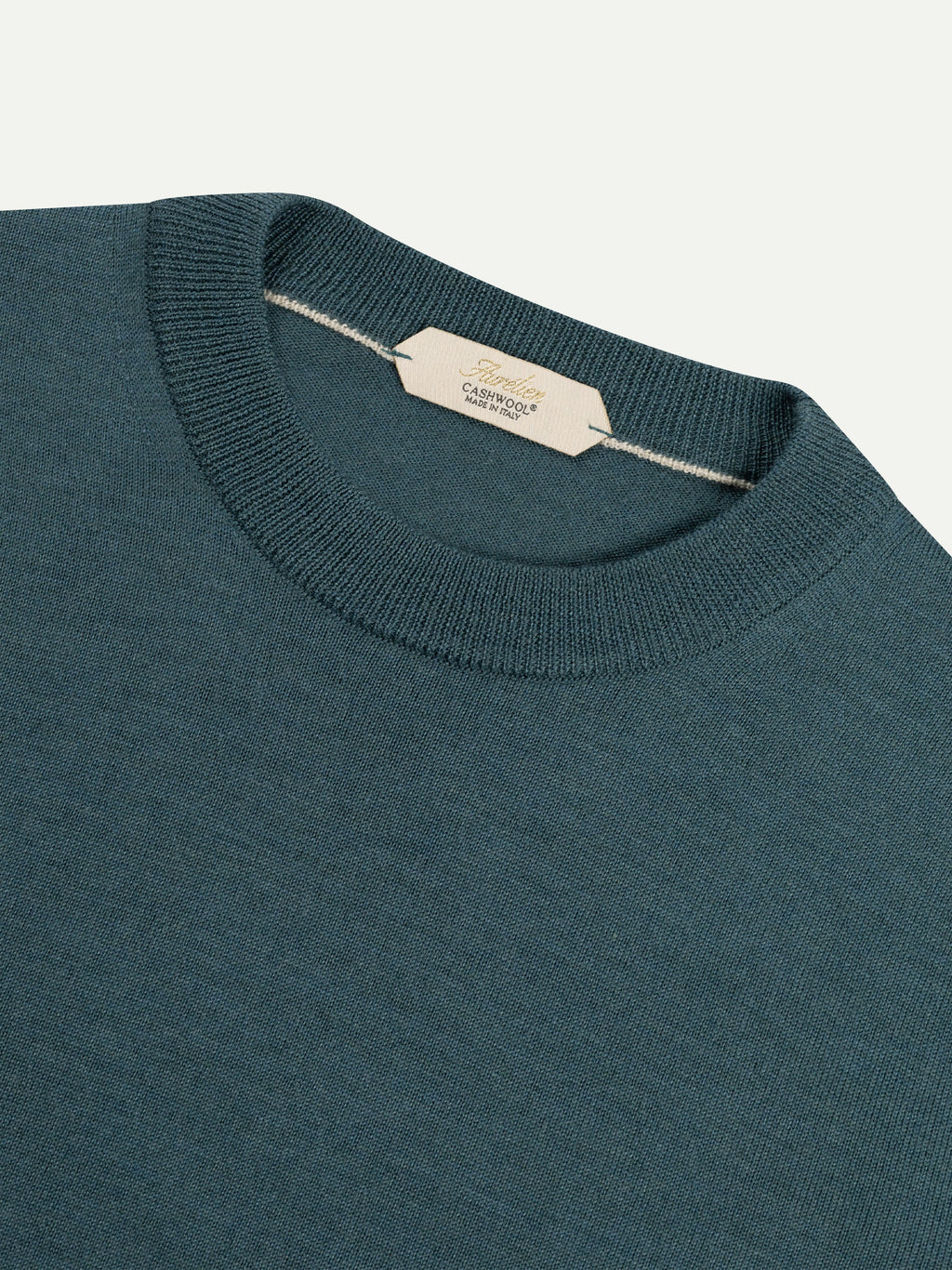 Dunkelaquamarinfarbenes T-Shirt