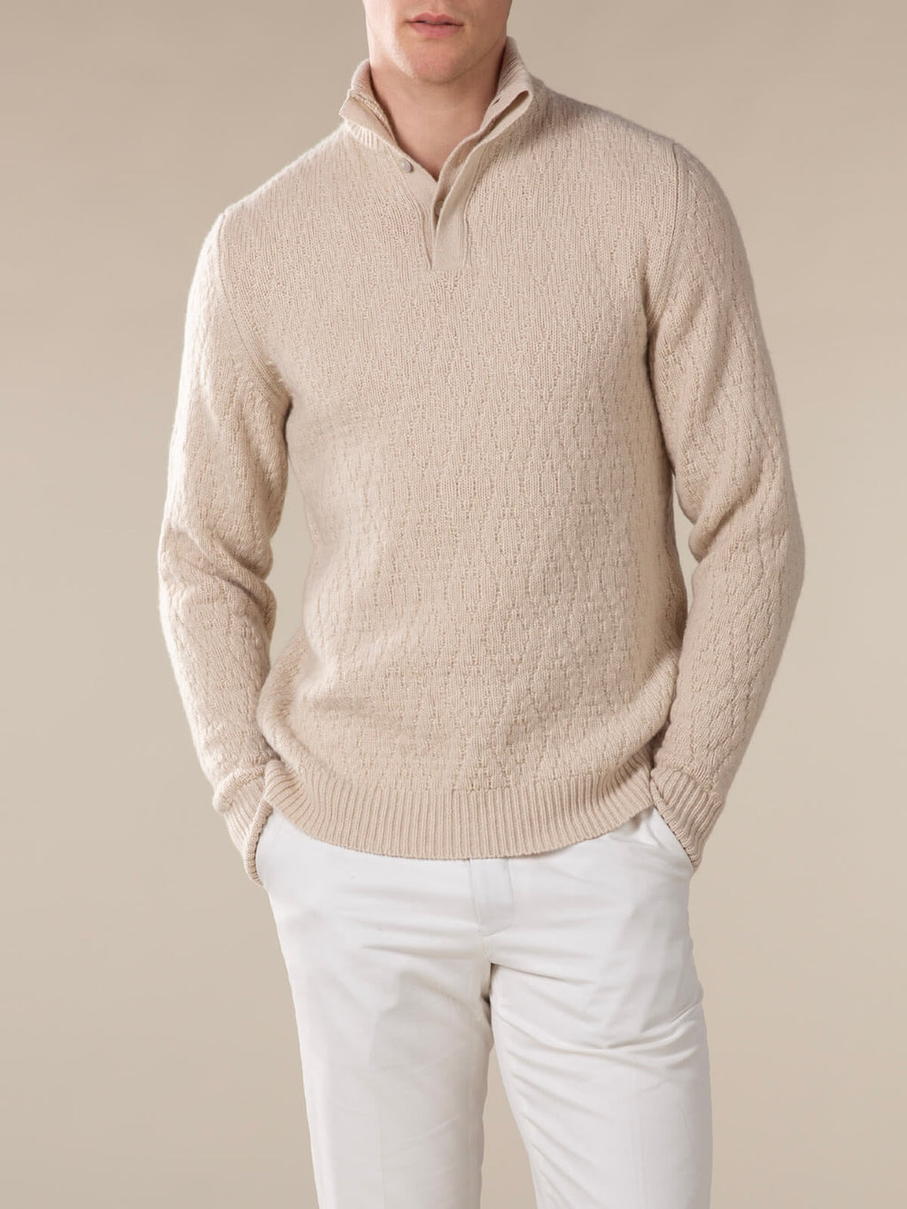 Light Beige Frost Sweater