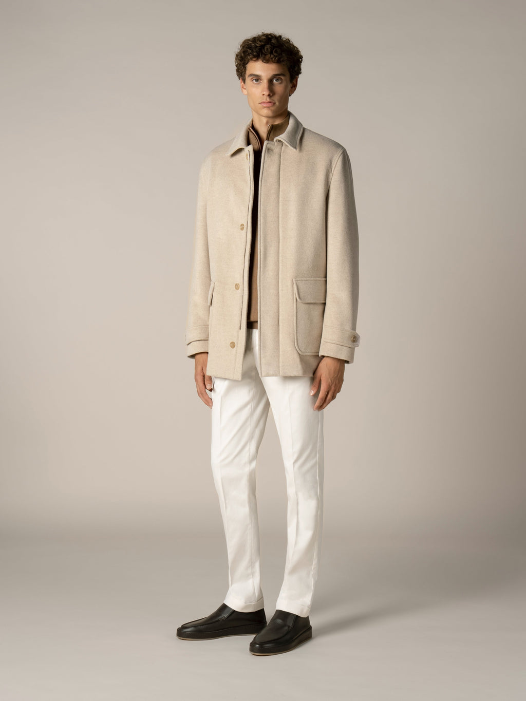Light Beige Overcoat