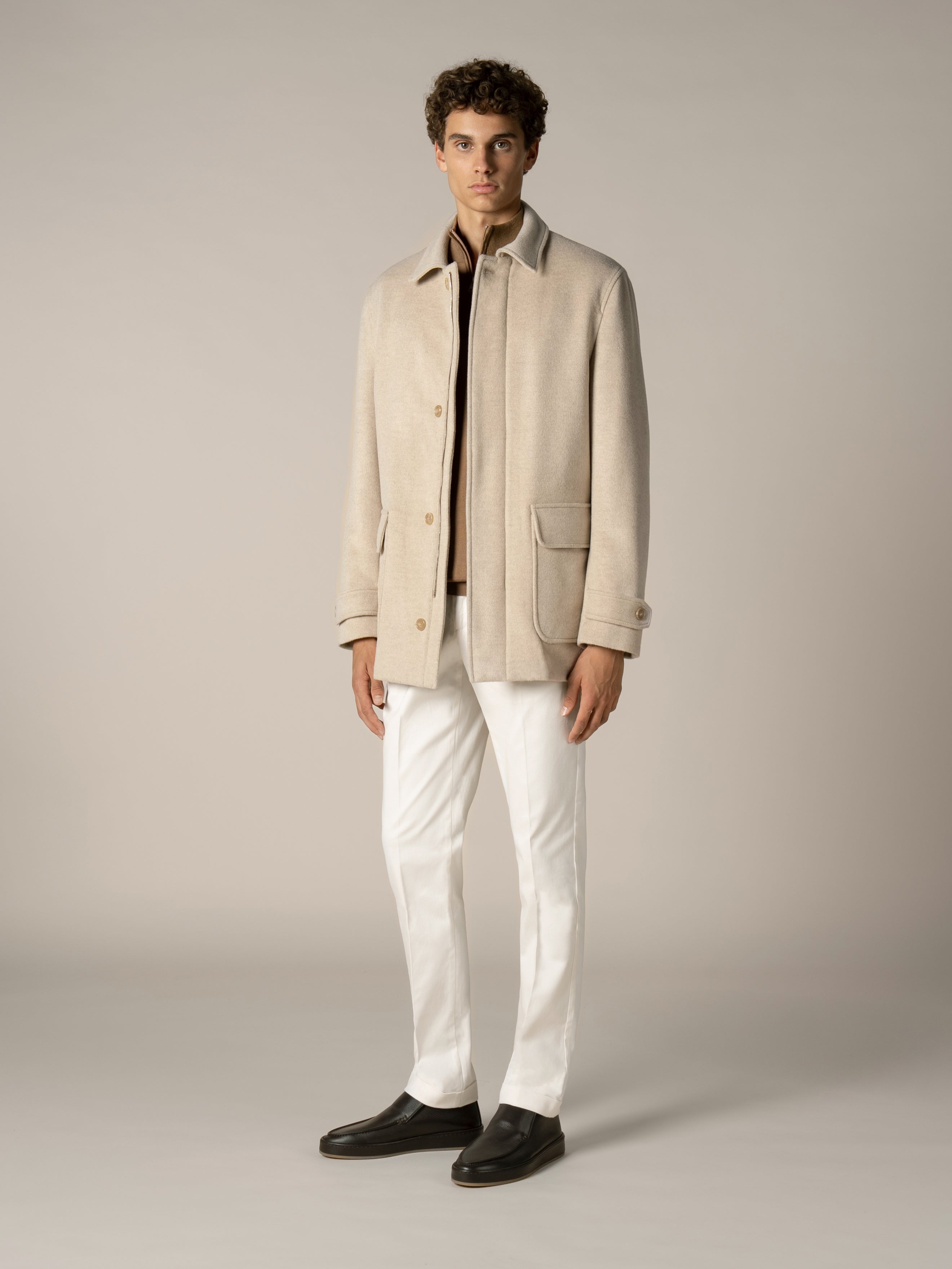 Light Beige Overcoat