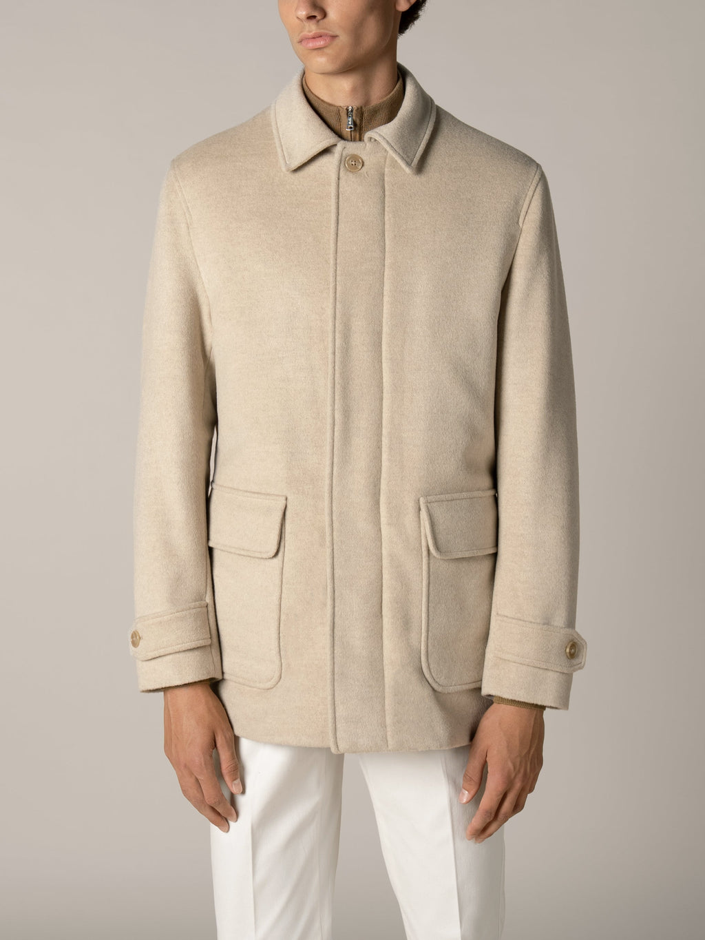 Light Beige Overcoat