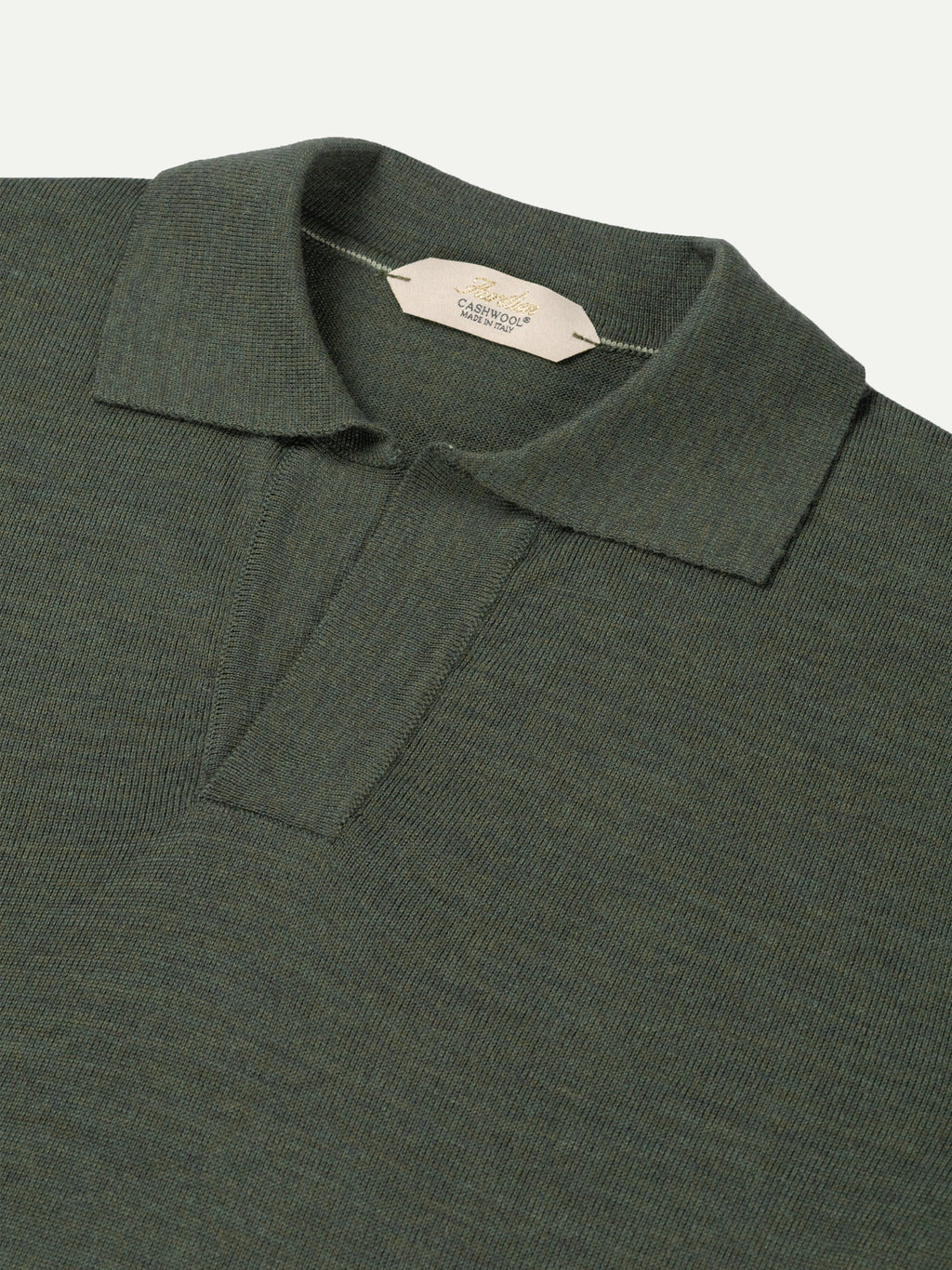 Shortsleeve Buttonless Polo Classic Green