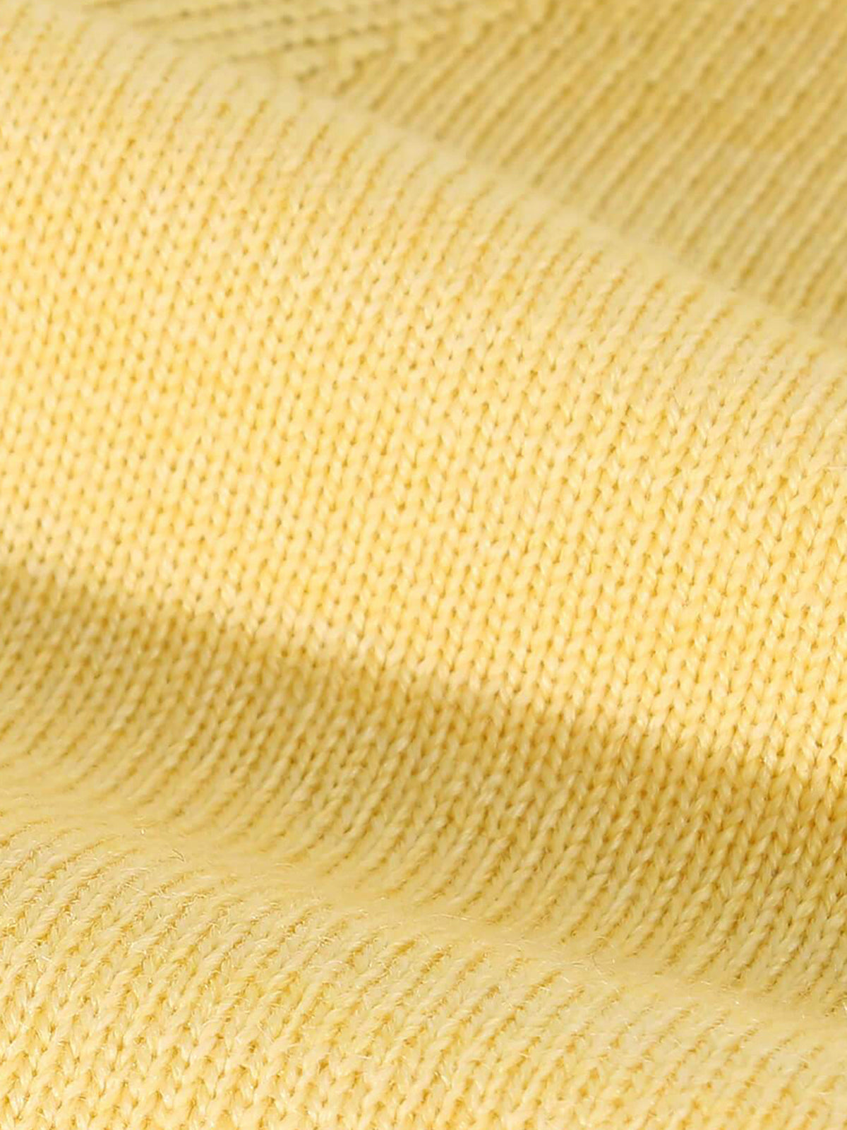 Extrafine Merino V-Neck Yellow