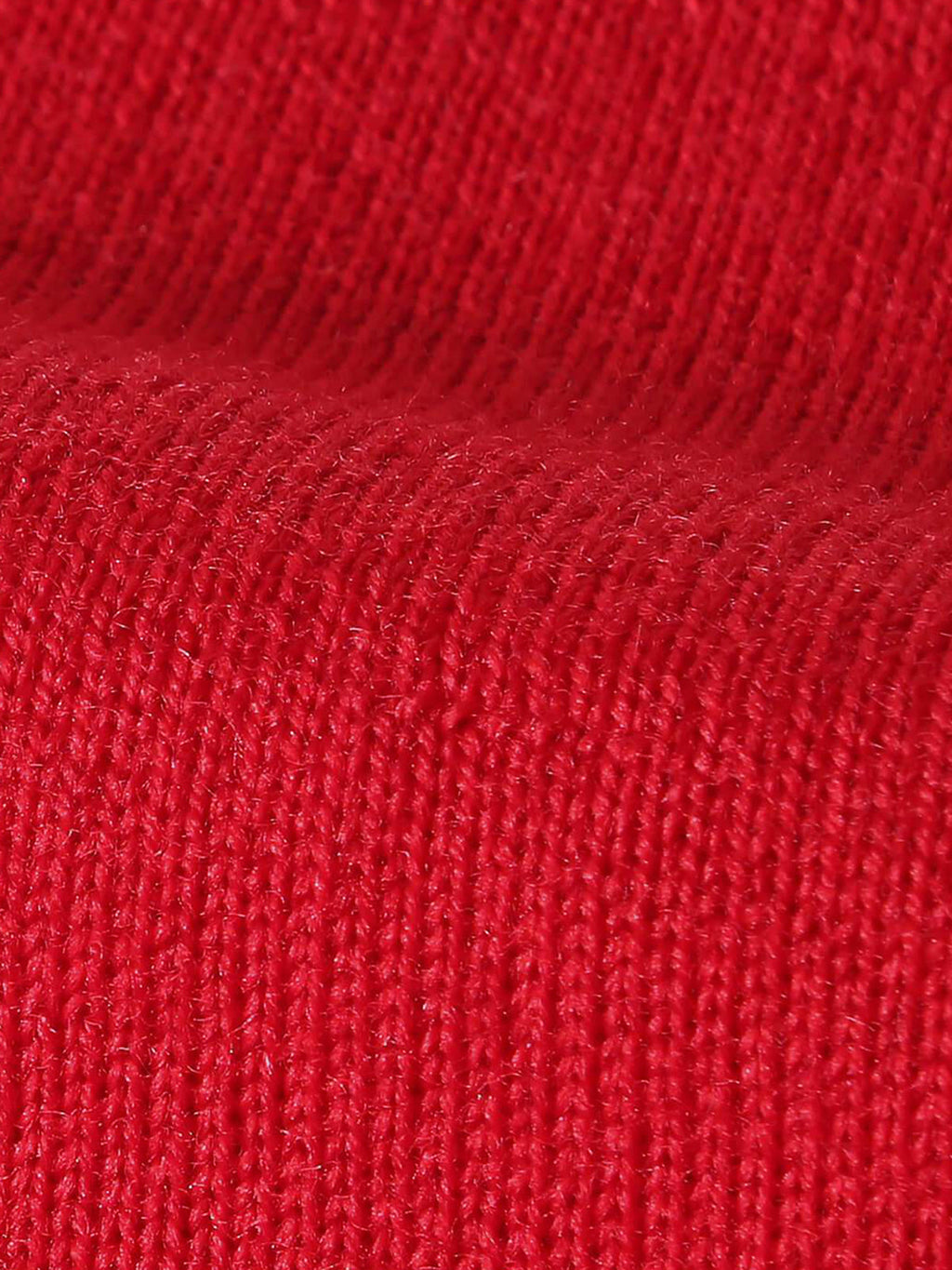 Extrafine Merino V-Neck Red