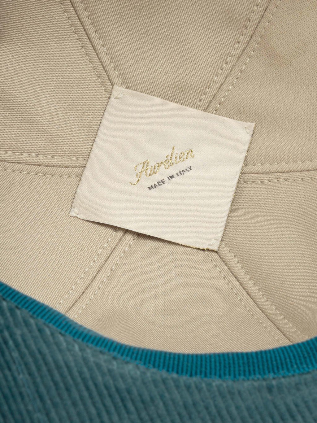 Dark Aquamarine Corduroy Baseball Cap