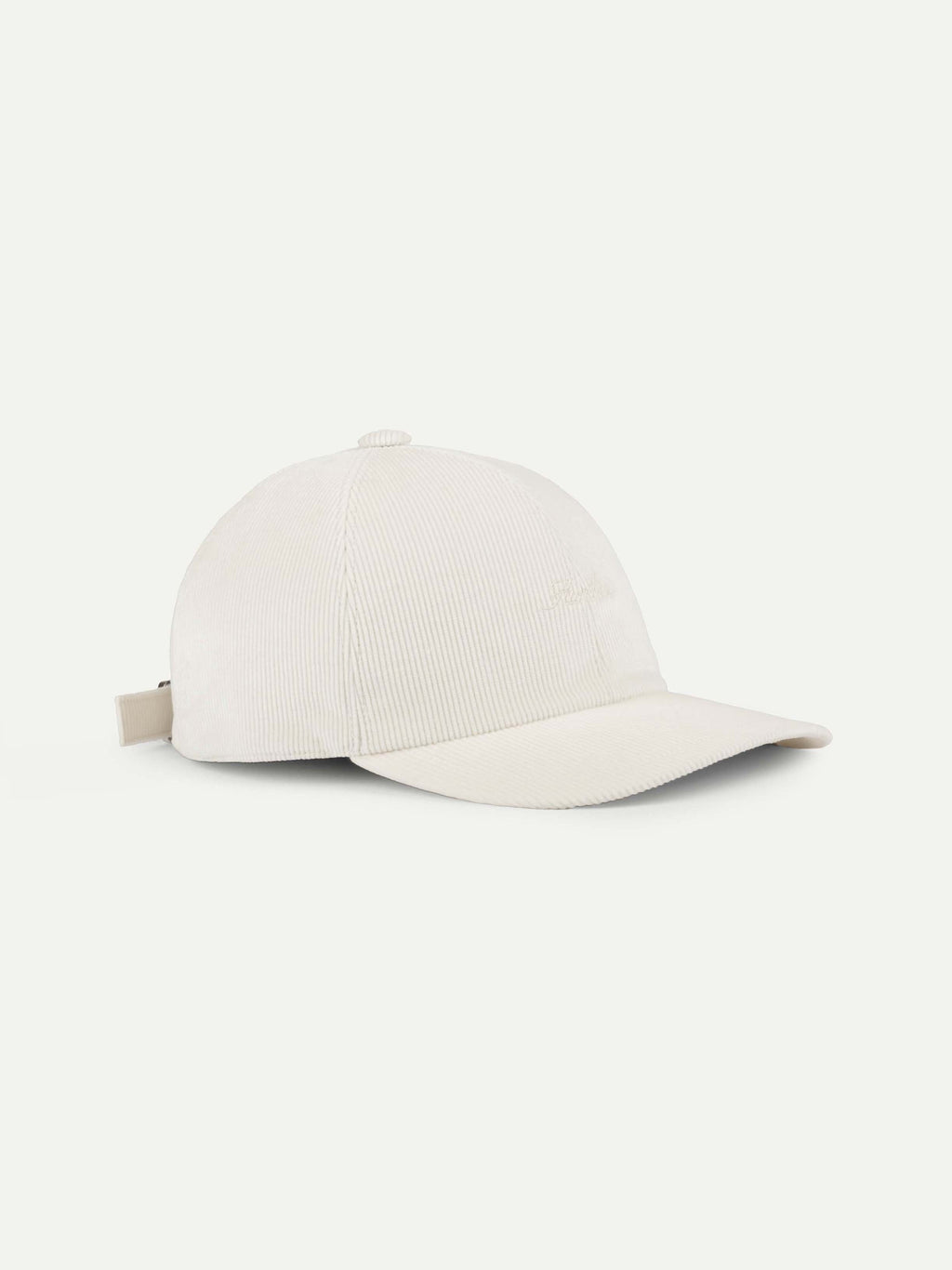 Ivory Corduroy Baseball Cap