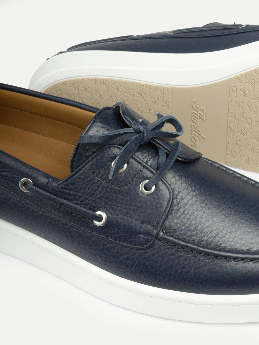 Navy Boat Sneaker