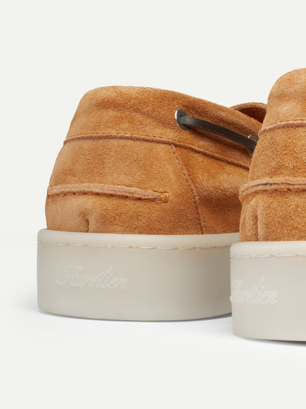 Rostfarbener Boots-Sneaker