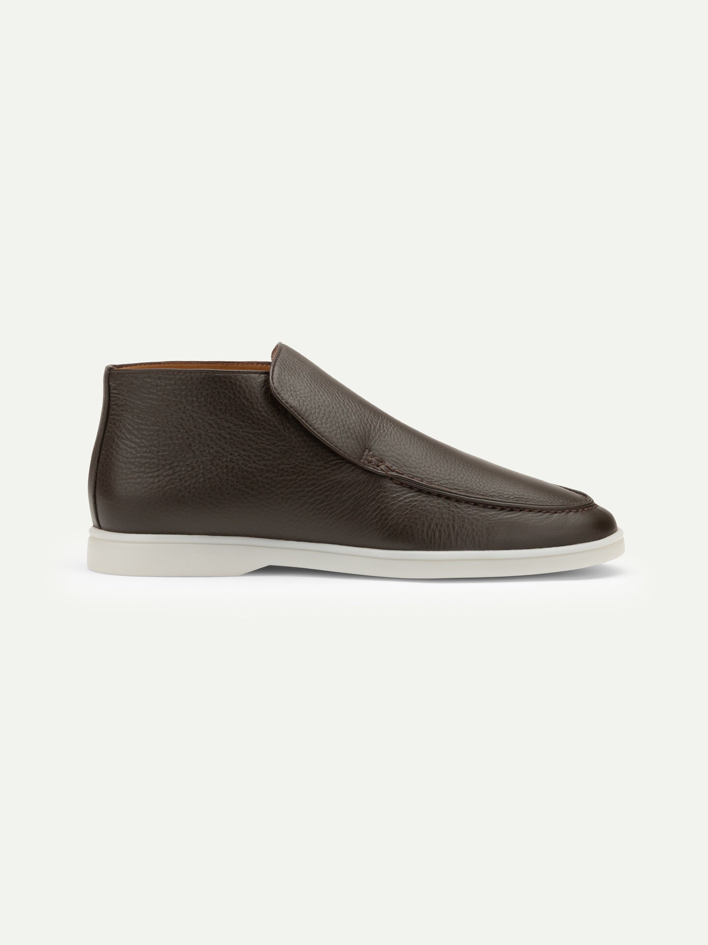 Brown Grain City Loafer