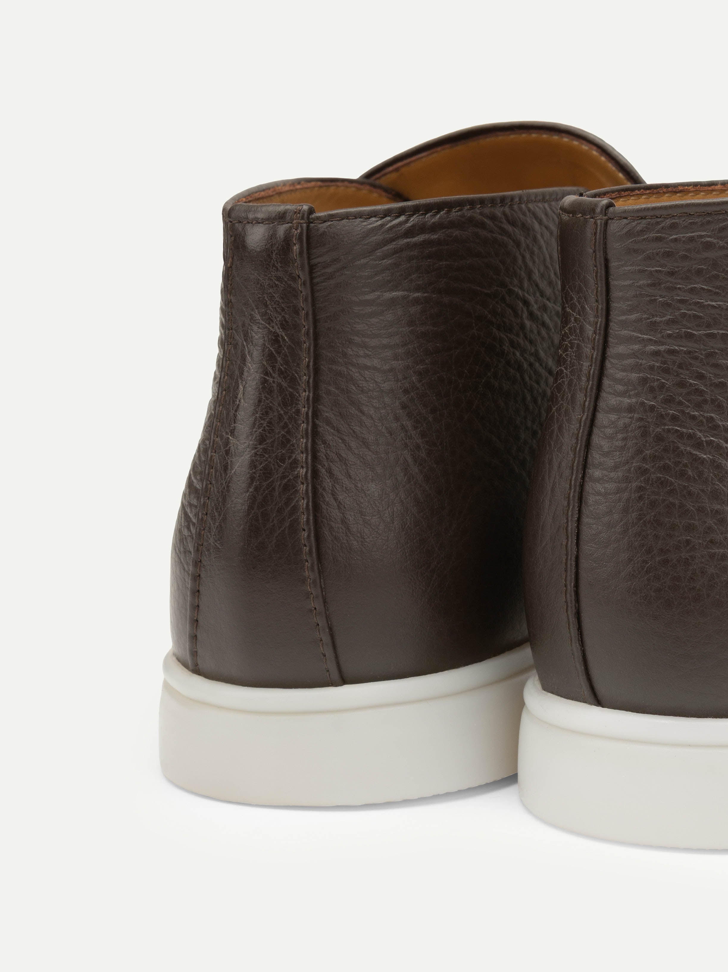 Brown Grain City Loafer