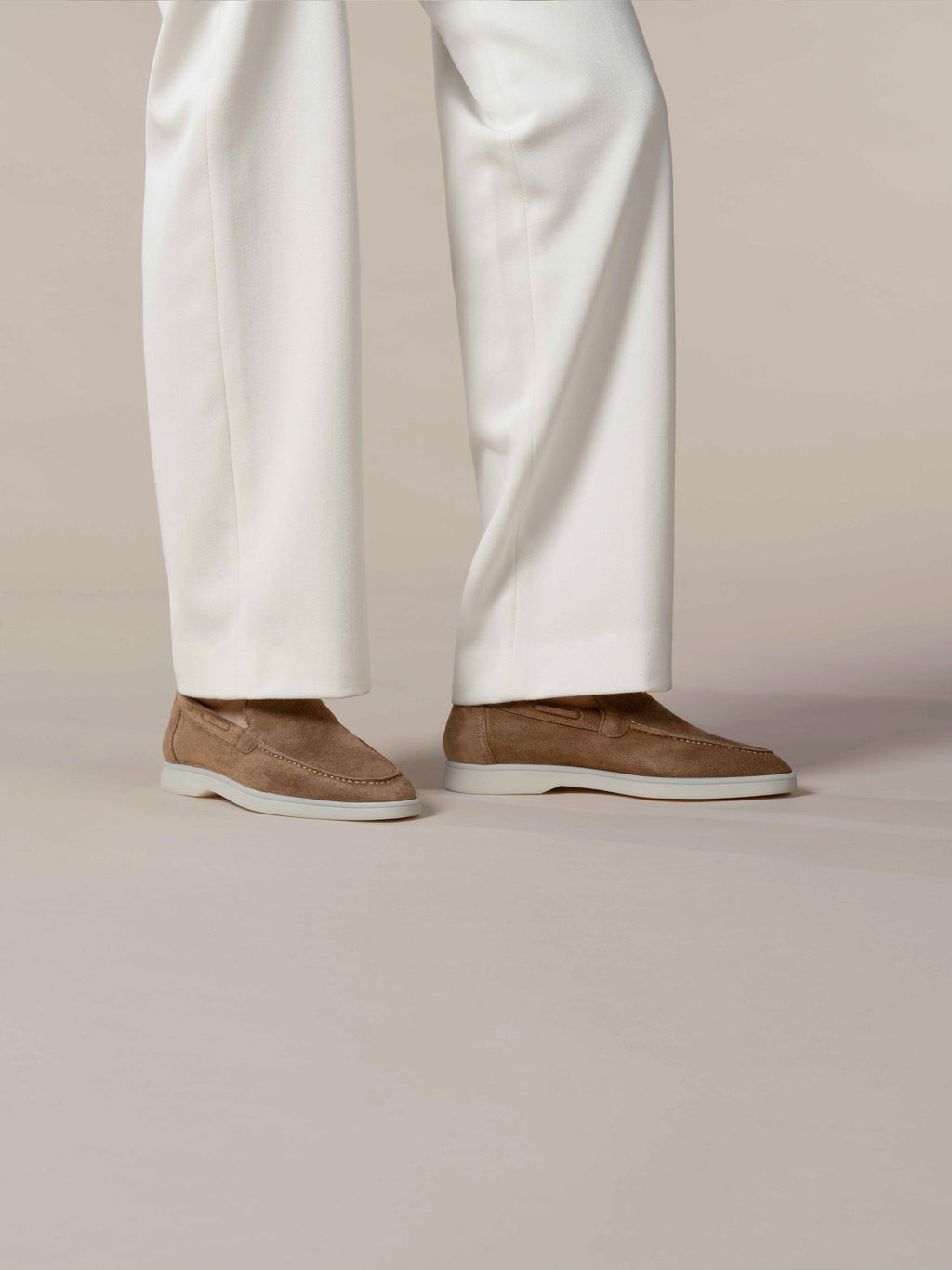 Lady Camel Yacht Loafers