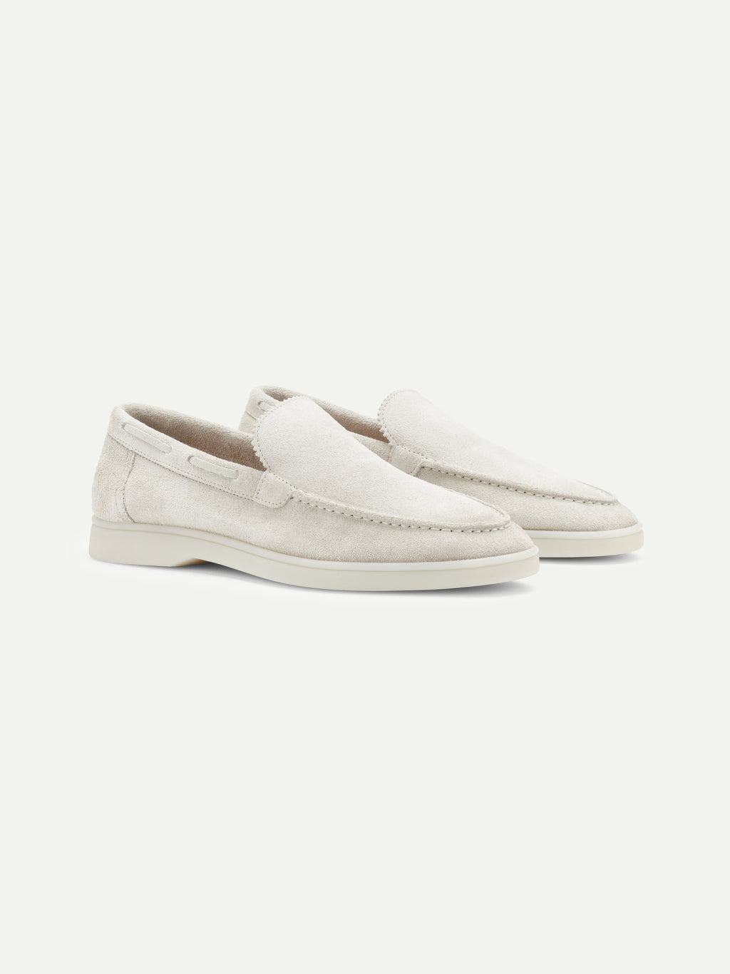 Lady Light Grey Yacht Loafers