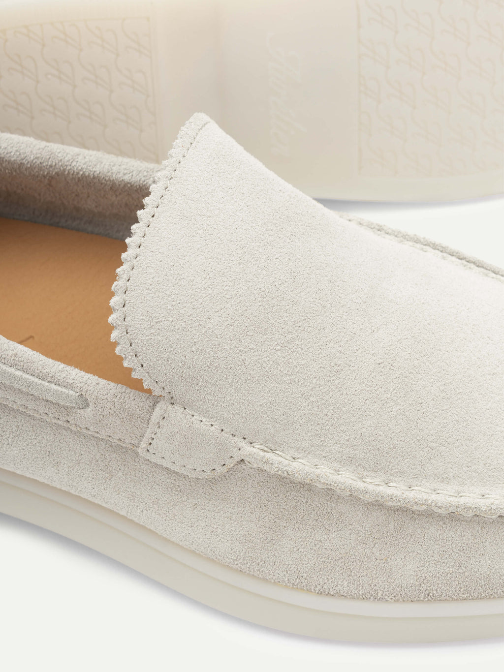 Lady Light Grey Yacht Loafers