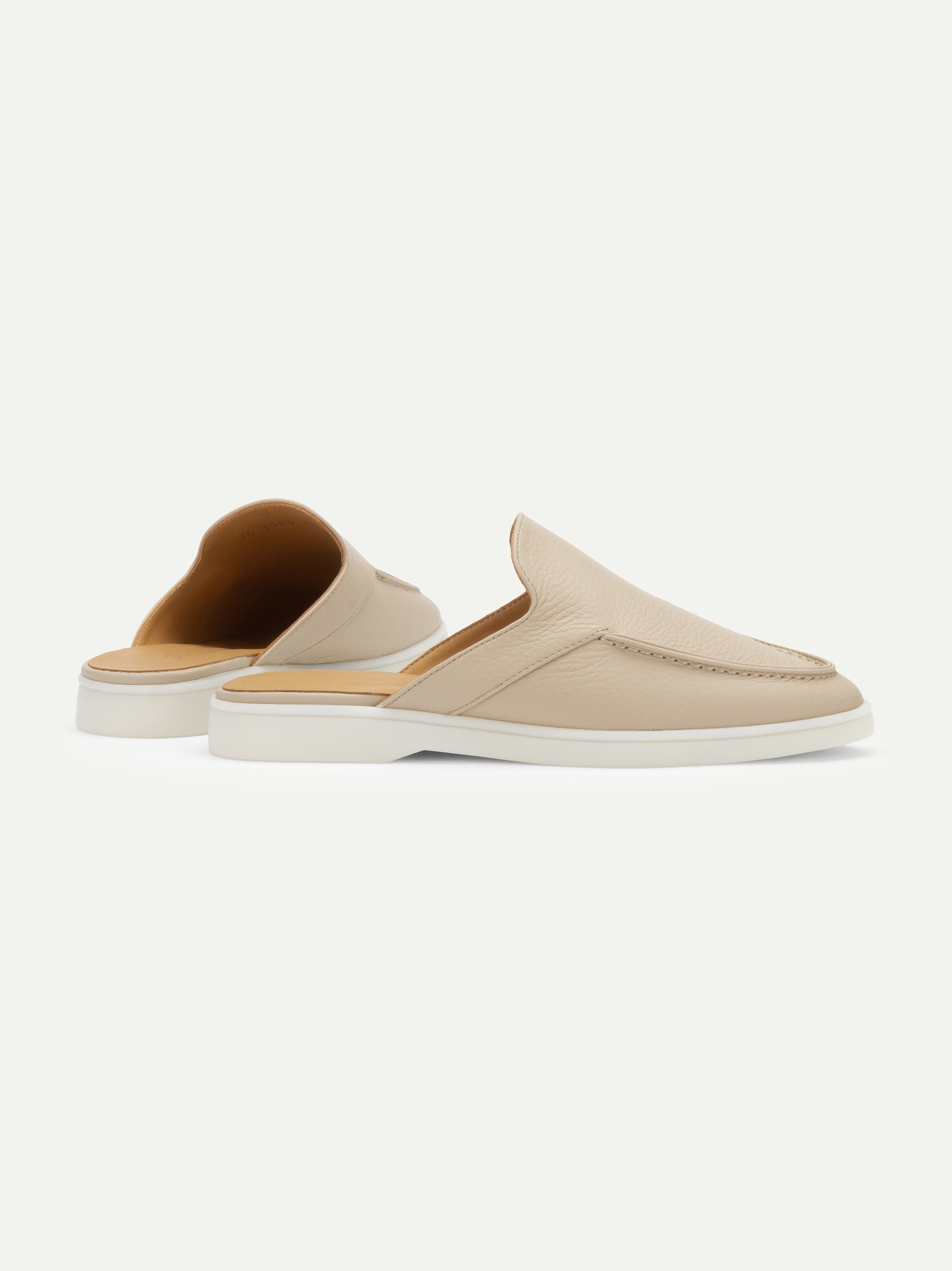 Lady Beige Grain Yacht Slipper