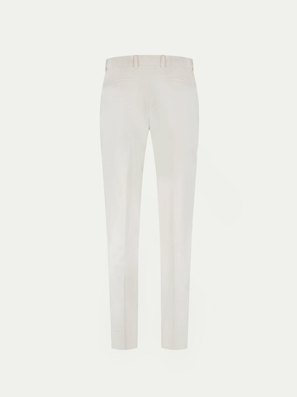 Ivory Pleated Metropolitan Trousers