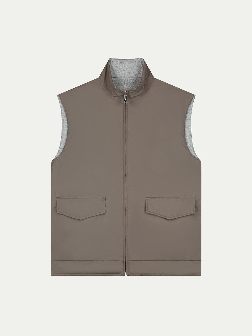 Taschenbodywärmer in Aschgrau