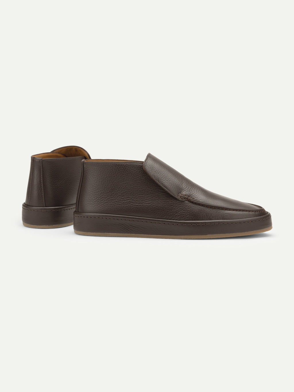 Brown Grain Voyager City Loafer