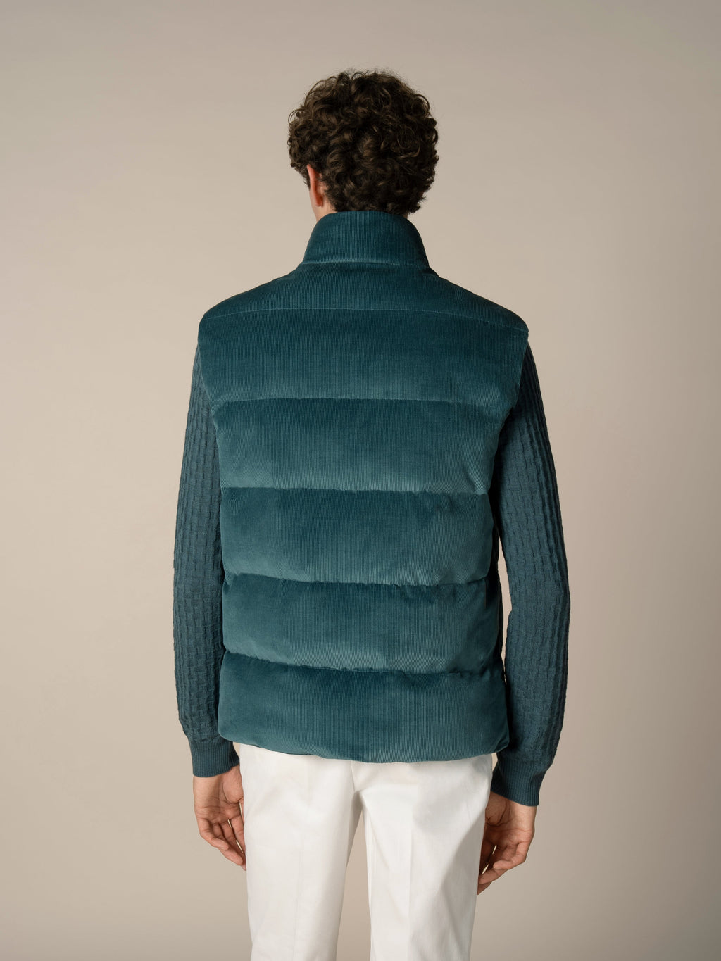 Dark Aquamarine Corduroy AUR1 Body Warmer