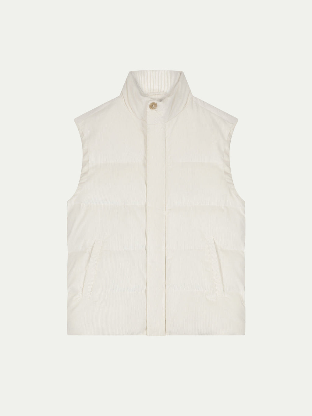 Ivory Corduroy AUR1 Body Warmer