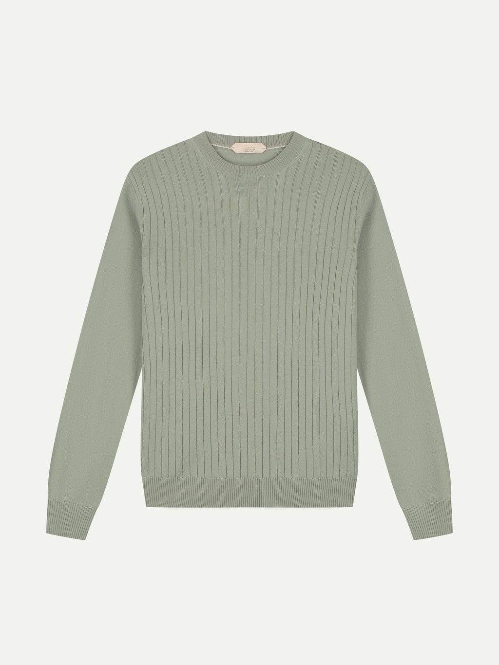 Pistache Ribbed City Crew