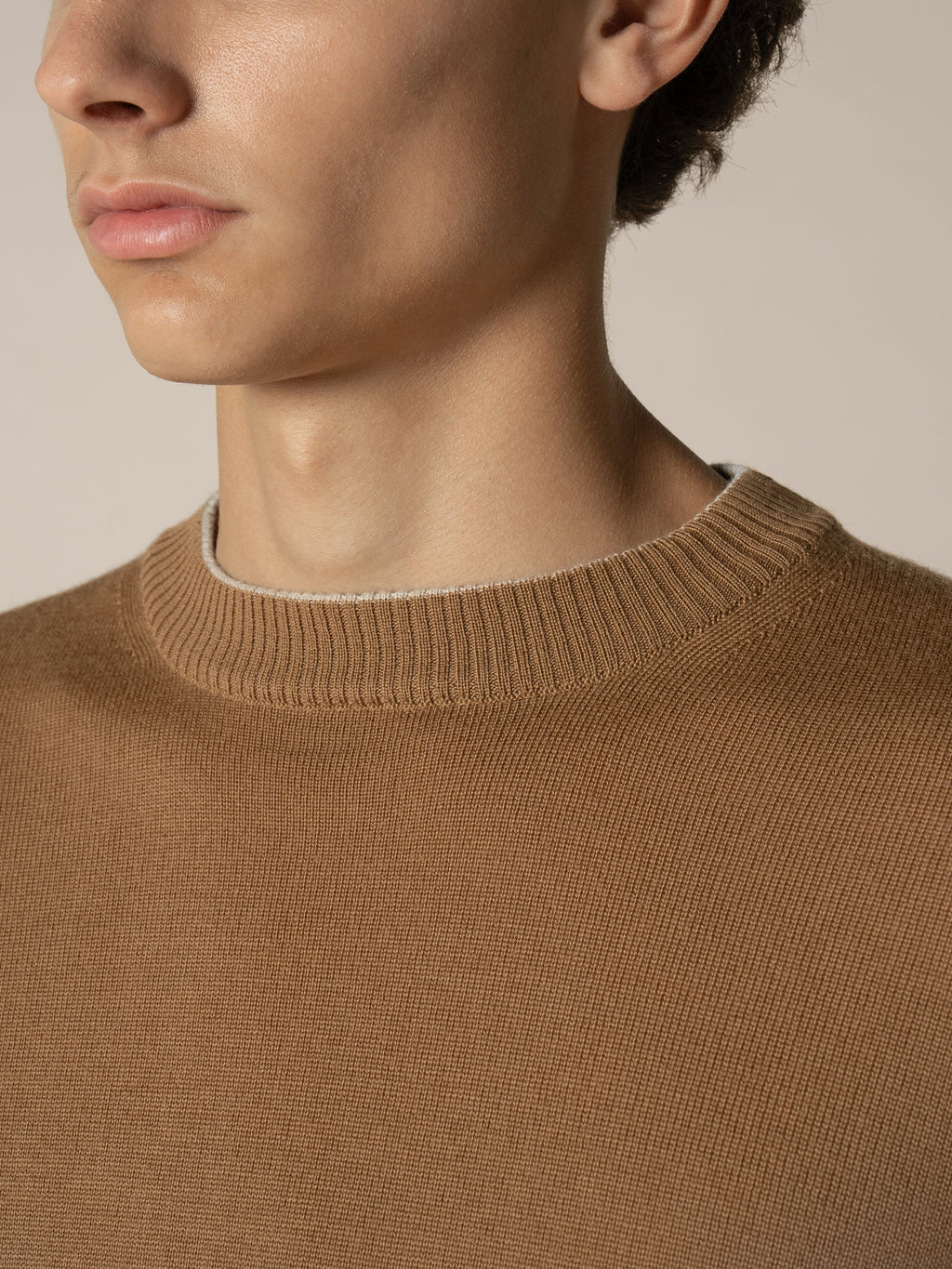 Caramel Two Tone City Crew