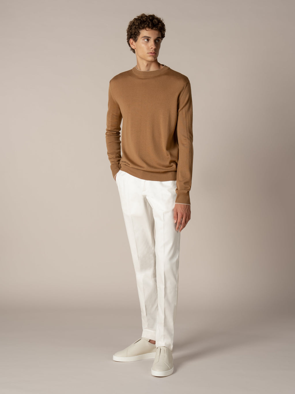 Caramel Two Tone City Crew