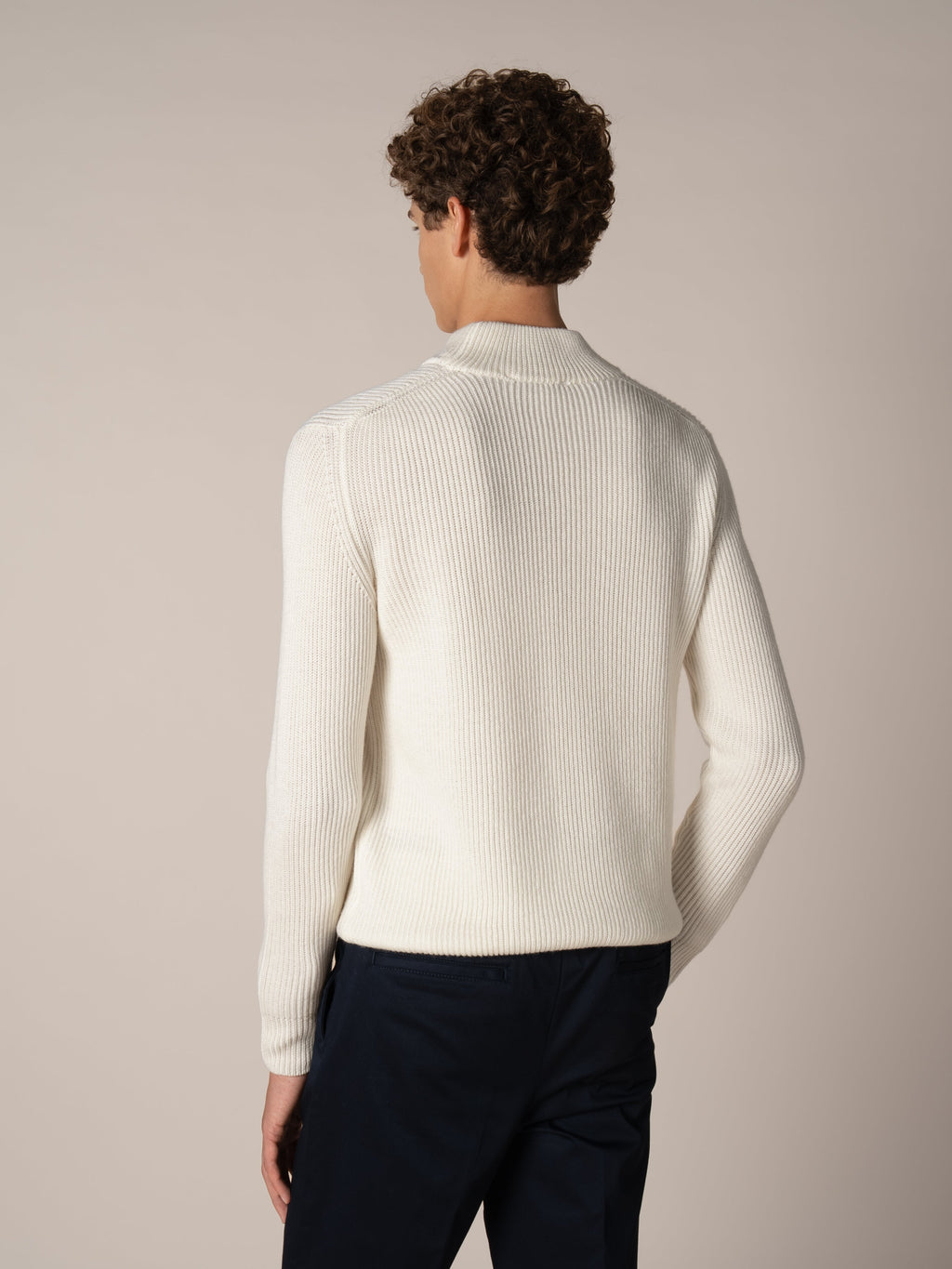 Costa Inglese Mockneck Ivory