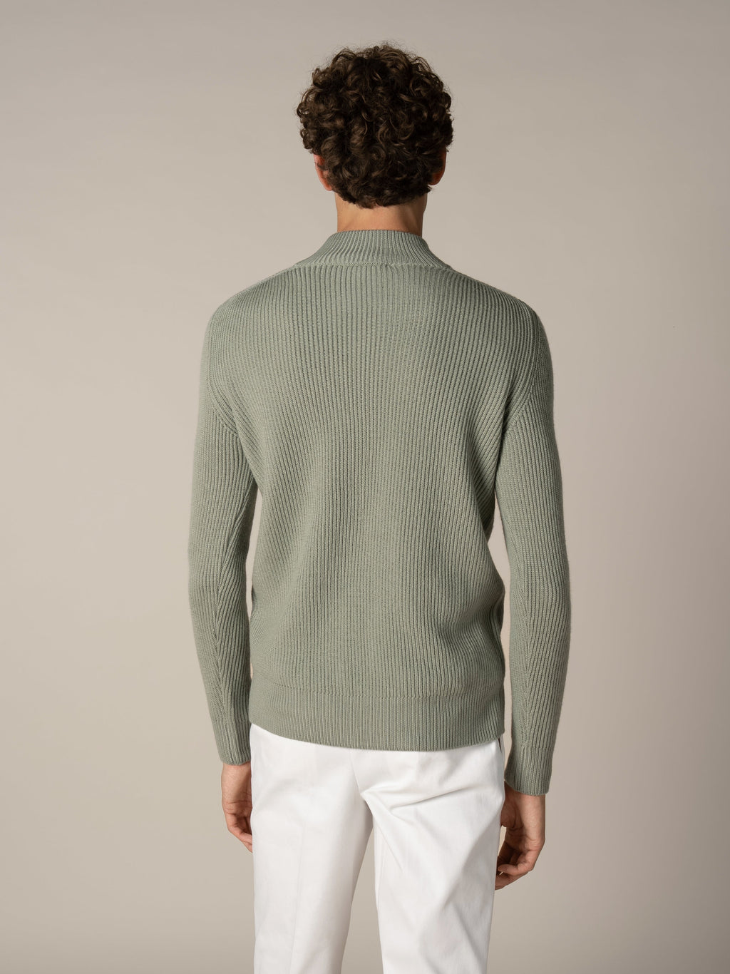 Costa Inglese Mockneck Pistache