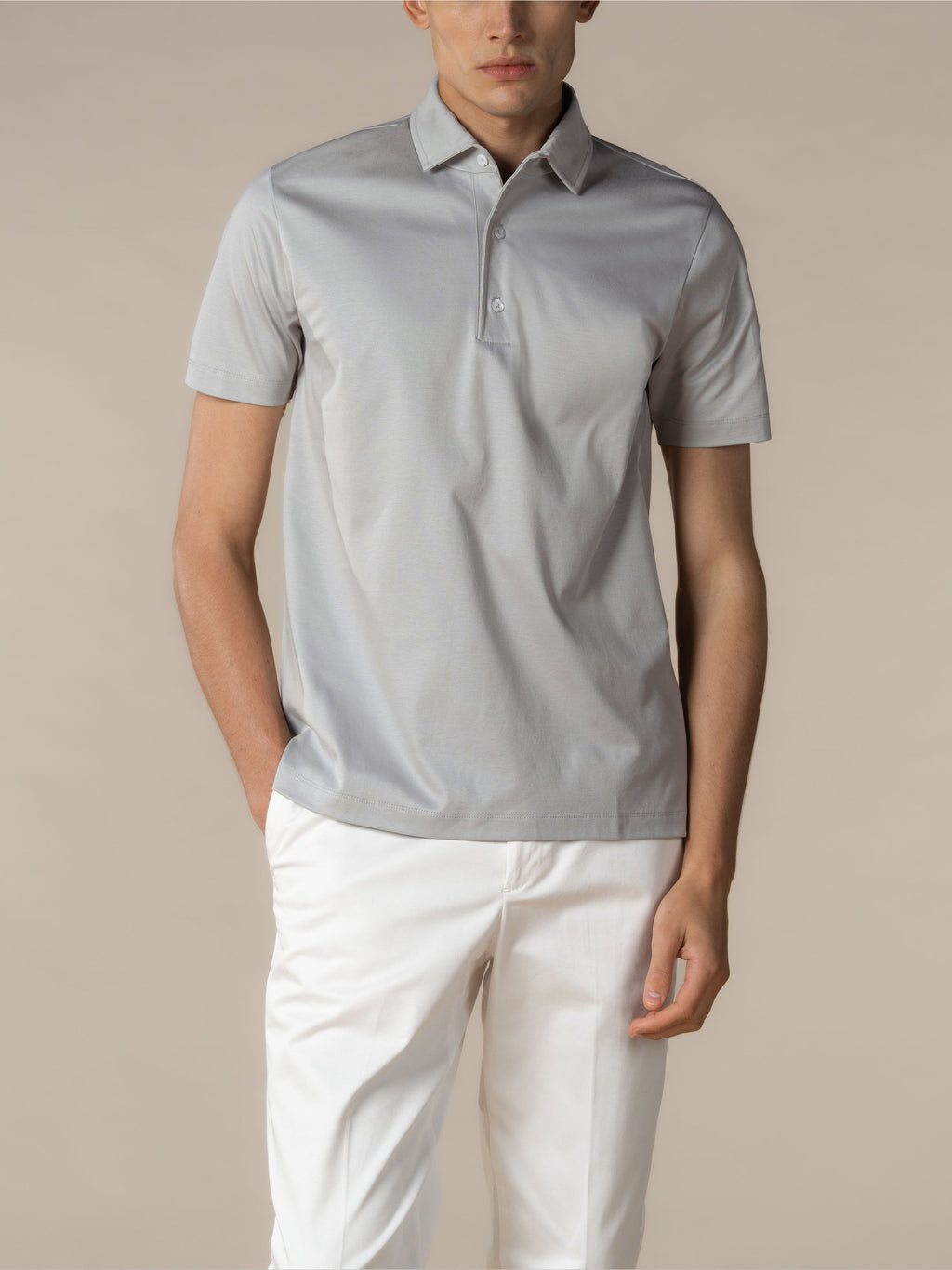 AUR1 Polo Classic Grau