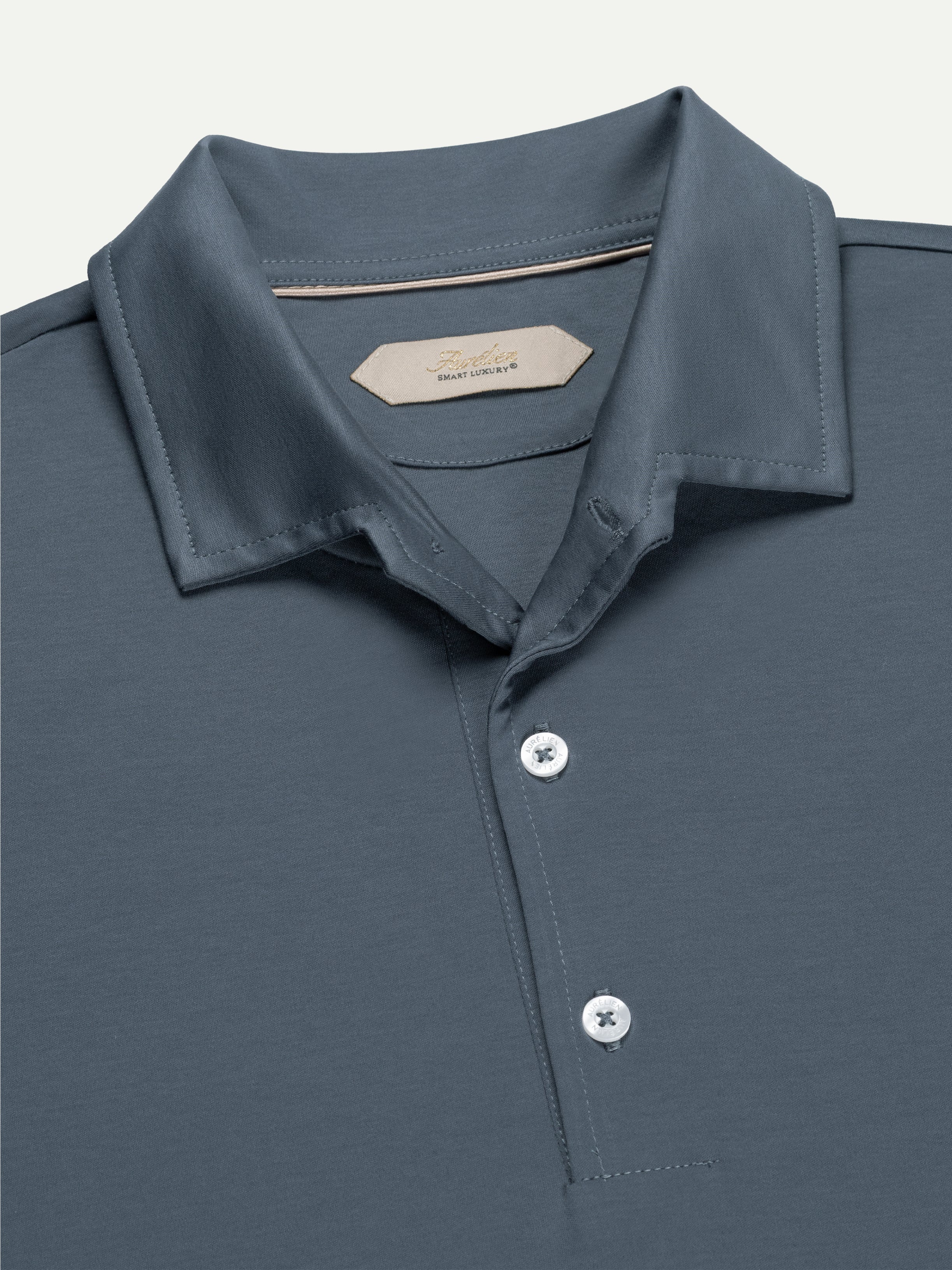 AUR1 Polo Stahlblau