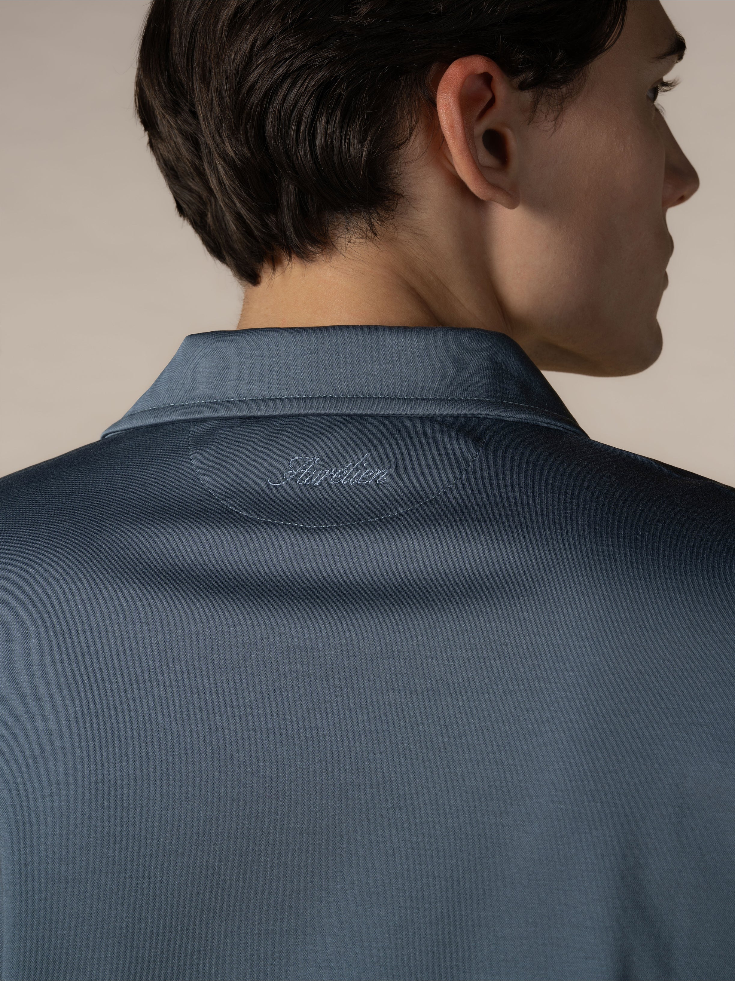 AUR1 Polo Stahlblau