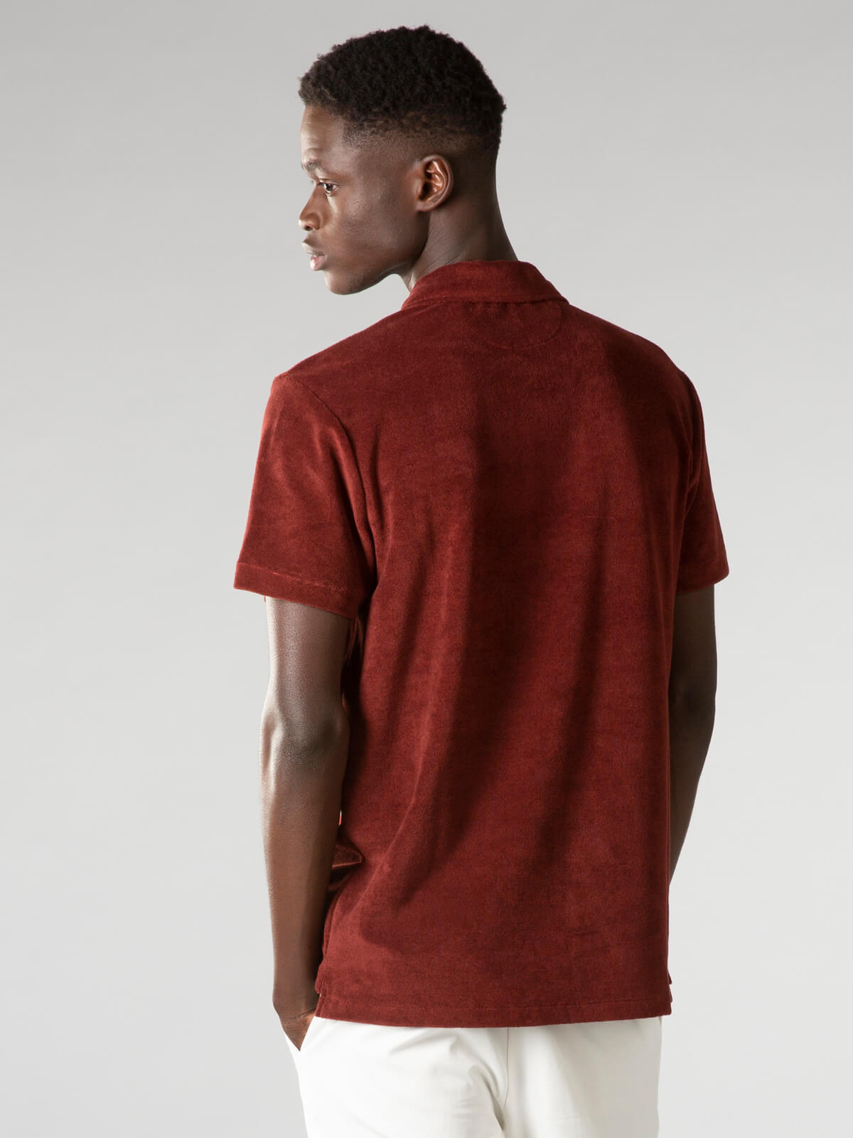 Poloshirt aus Port-Terry-Frottee