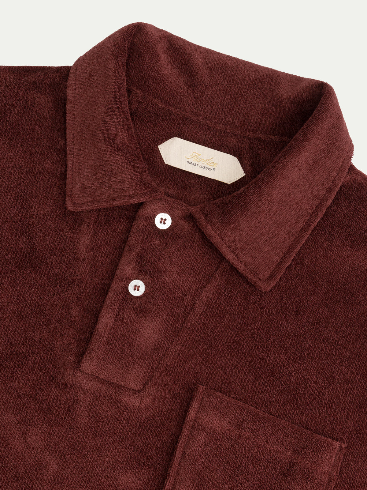 Poloshirt aus Port-Terry-Frottee